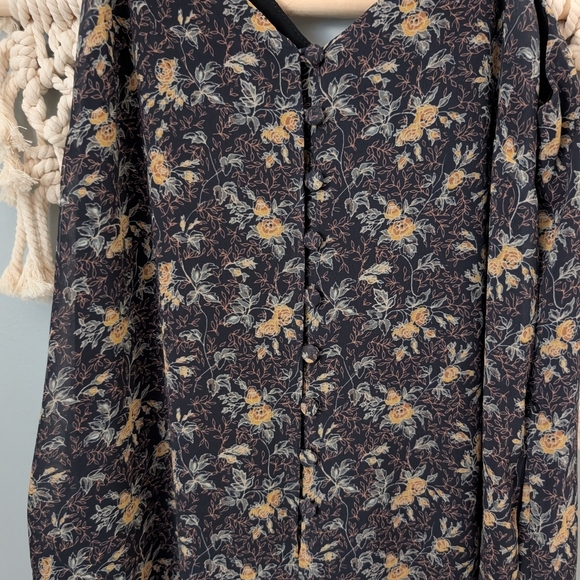 Frank and oak floral wide leg romper - Picture 4 of 5